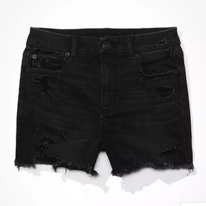 Curvy High-Waisted Denim Short